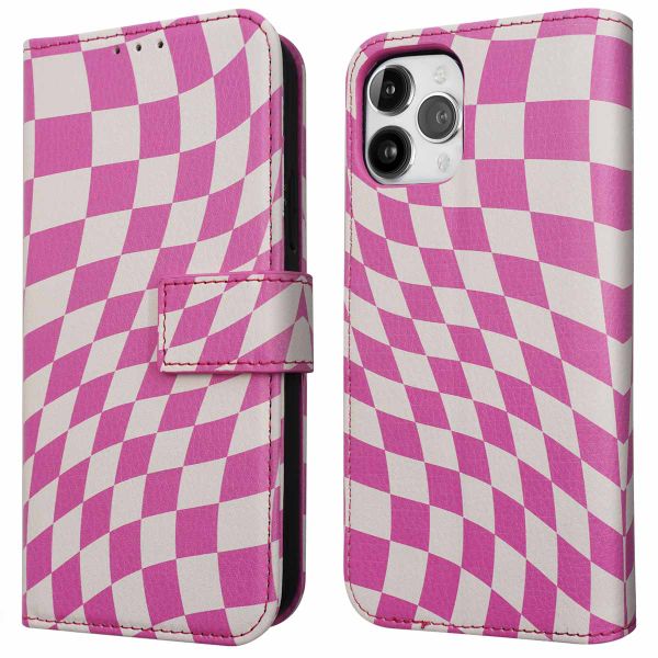 imoshion Design Bookcase iPhone 12 (Pro) - Retro Pink