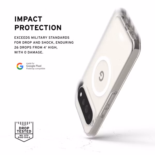 UAG Scout Backcover met MagSafe Google Pixel 11 / 11 Pro - Ash Clear