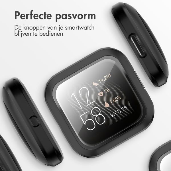 imoshion Full Cover Hardcase Fitbit Versa 2 - Zwart