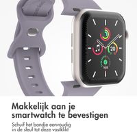 imoshion Siliconen⁺ bandje Apple Watch Series 1 t/m 10 / SE / Ultra (2) (44/45/46/49 mm) - Lavender - Maat M/L