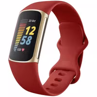 imoshion Siliconen bandje Fitbit Charge 5 / 6 - L - Rood