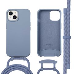 imoshion Color Backcover met afneembaar koord MagSafe Apple iPhone 14 - Ash Blue