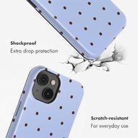 Selencia Vivid Back Cover Apple iPhone 14 - Happy Dots Digital Sky