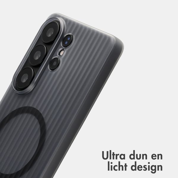 Accezz Lite Backcover met MagSafe | Fluted | Samsung Galaxy S26 Ultra - Grijs