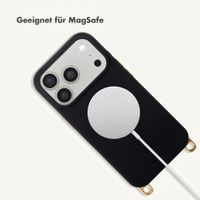 Selencia Rivièra MagSafe Back Cover with detachable hooks Apple iPhone 17 Pro - Velvet Black