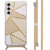 imoshion Design hoesje met koord Samsung Galaxy A15 (5G) - Beige Graphic