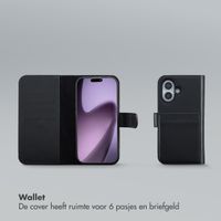 Selencia Olyn Uitneembare Bookcase met MagSafe Apple iPhone 17 - Zwart