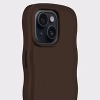 Holdit Wavy Case Apple iPhone 13/14/15/16e - Chocolate