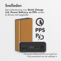 imoshion Ultra Series Aluminium | Powerbank 20.000 mAh - Snelladen tot 33 watt - Gold