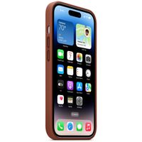 Apple Leather Back Cover with MagSafe Apple iPhone 14 Pro - Umber