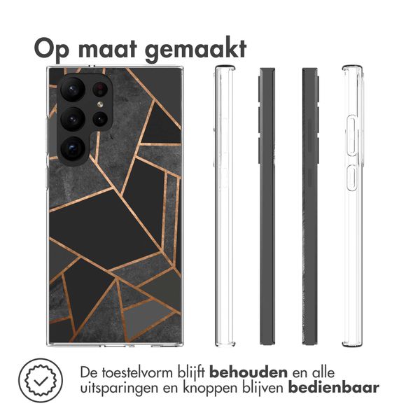 imoshion Design hoesje Samsung Galaxy S23 Ultra - Black Graphic