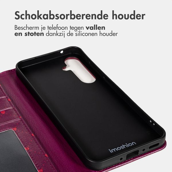imoshion Design Bookcase Samsung Galaxy A16 - Crush Check Coral Dust