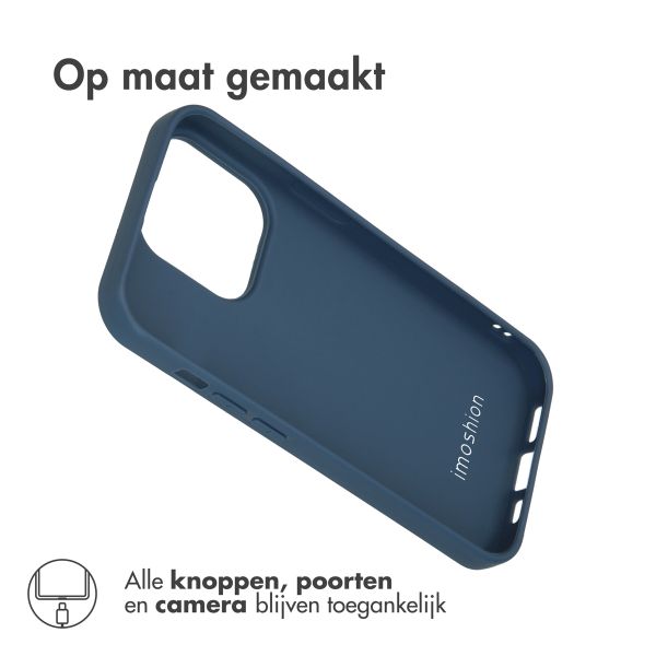 imoshion Color Backcover Apple iPhone 14 Pro - Donkerblauw