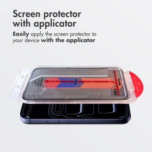 Accezz Privacy Tempered Glass Screen Protector + Applicator Apple iPhone 17 Pro