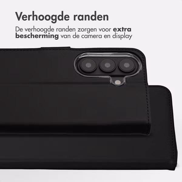 Accezz Wallet Softcase Bookcase Samsung Galaxy S26 Plus - Zwart