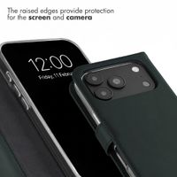 Selencia Genuine Leather Book Case Apple iPhone 18 Pro Max / 17 Pro Max - Green
