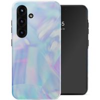 Selencia Vivid Backcover Samsung Galaxy S25 - Holographic Blue Dream