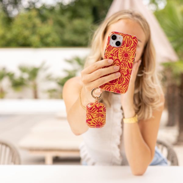 Selencia Vivid Case Apple AirPods Pro 3 - Tropical Vibes Apricot