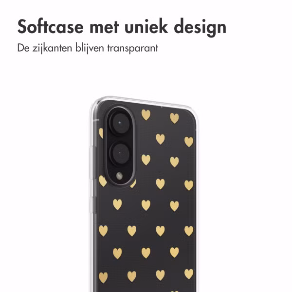 imoshion Design hoesje Samsung Galaxy S25 Edge - Golden Hearts