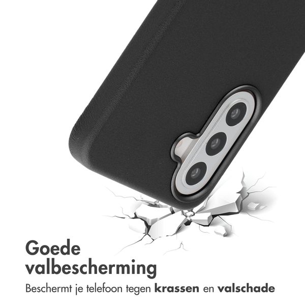Accezz MagSafe Leather Backcover Samsung Galaxy A57 (5G) - Onyx Black