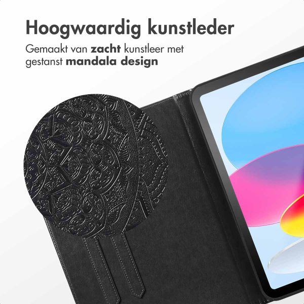 imoshion Mandala Bookcase Apple iPad Air 11 inch (2025) M3 / (2024) M2 / Air 5 (2022) / Air 4 (2020) - Zwart