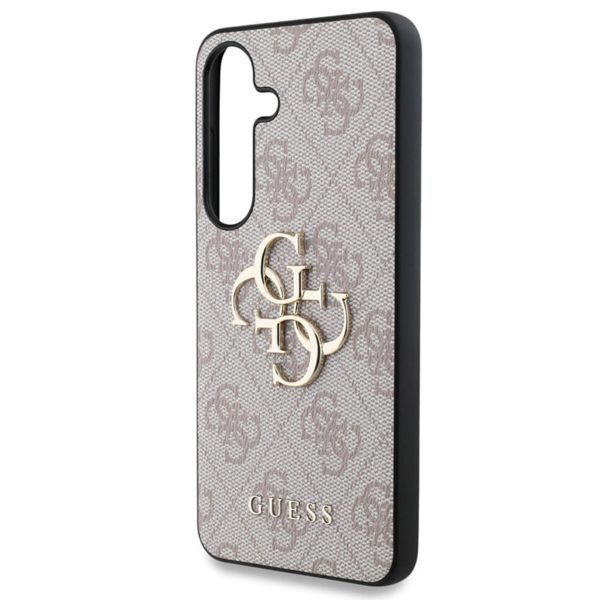 Guess 4G Metal Logo Backcover Samsung Galaxy S25 Plus - Roze