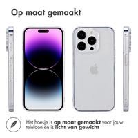 Accezz 100% Recycled Clear Backcover iPhone 14 Pro - Transparant