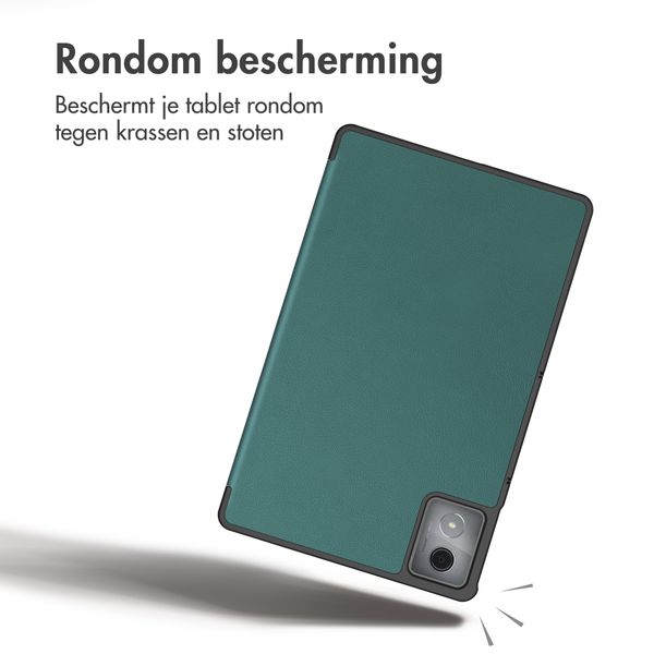 imoshion Trifold Bookcase Lenovo Tab K11 Plus - Donkergroen