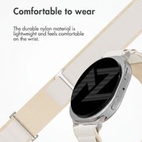 Accezz Nylon Alpine Band Samsung Galaxy Watch 9 (40/44mm) / Watch 8 (40/44mm) / Classic (46mm) - Starlight