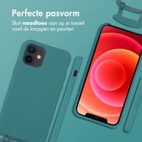 imoshion Color Backcover met afneembaar koord MagSafe Apple iPhone 12 (Pro) - Donkergroen