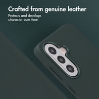 Accezz Leather Case with MagSafe Samsung Galaxy A57 (5G) - Cedar Green