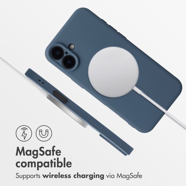 imoshion Colour Back Cover with MagSafe Apple iPhone 16 - Dark Blue