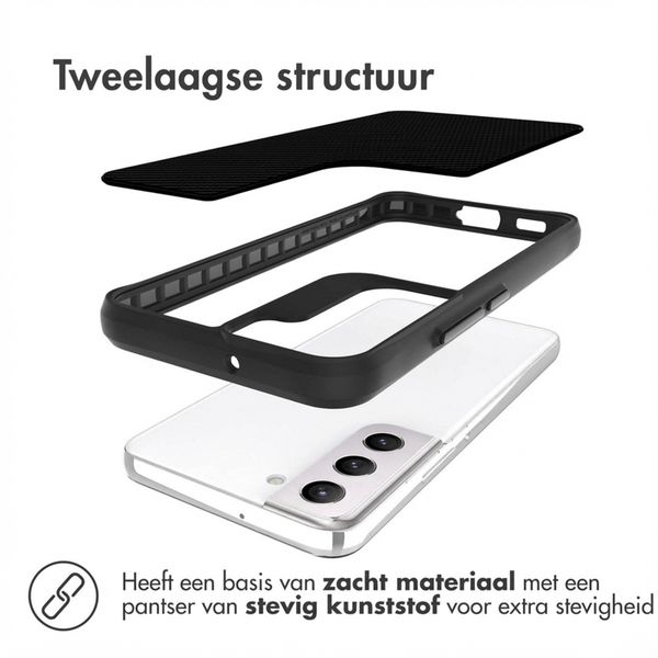 imoshion Rugged Hybrid Case Samsung Galaxy S22 Plus - Zwart