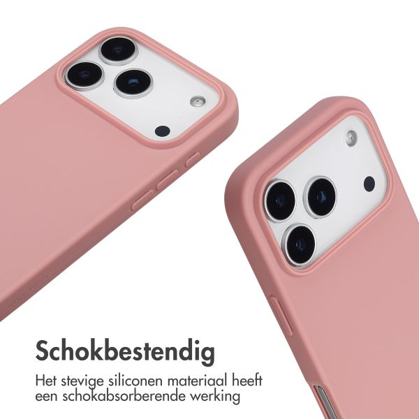 imoshion Siliconen hoesje met koord Apple iPhone 17 Pro - Sand Pink