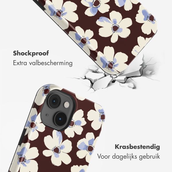 Selencia Vivid Backcover met MagSafe Apple iPhone 14 - Choco Flower Pop