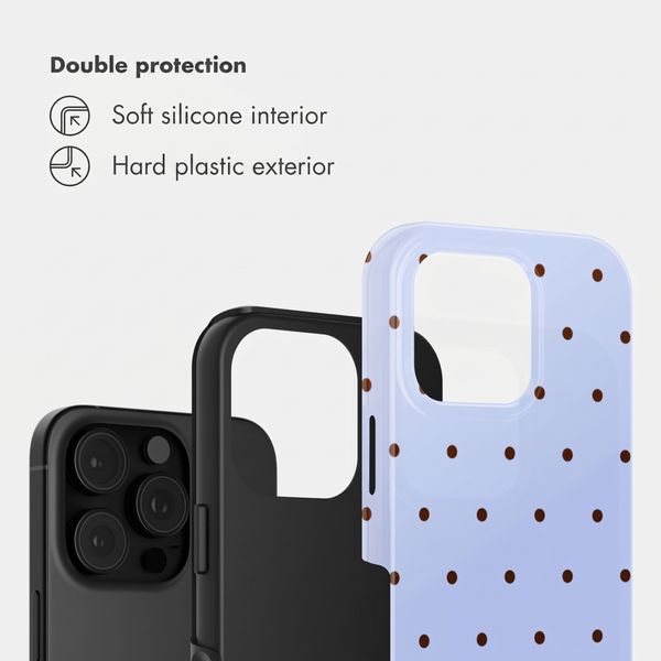 Selencia Vivid Back Cover Apple iPhone 16 Pro - Happy Dots Digital Sky