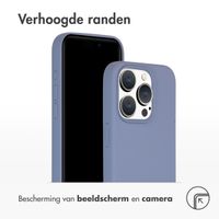 Accezz Liquid Silicone Backcover met MagSafe Apple iPhone 15 Pro - Lavender Grey
