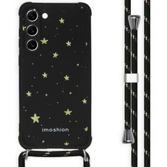 imoshion Design hoesje met koord Samsung Galaxy S23 Plus - Sterren - Goud