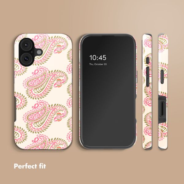 Selencia Vivid Back Cover Apple iPhone 17 - Paisley Blush