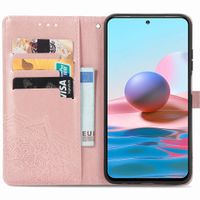 imoshion Mandala Bookcase Xiaomi Redmi Note 10 (4G) / Note 10S - Rosé Goud