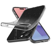 Spigen Liquid Crystal Glitter Backcover iPhone 15 - Crystal Quartz