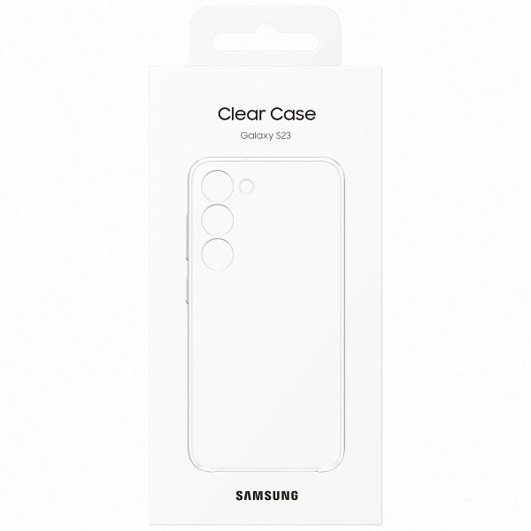 Samsung Originele Clear Hardcase Backcover Samsung Galaxy S23 - Transparant