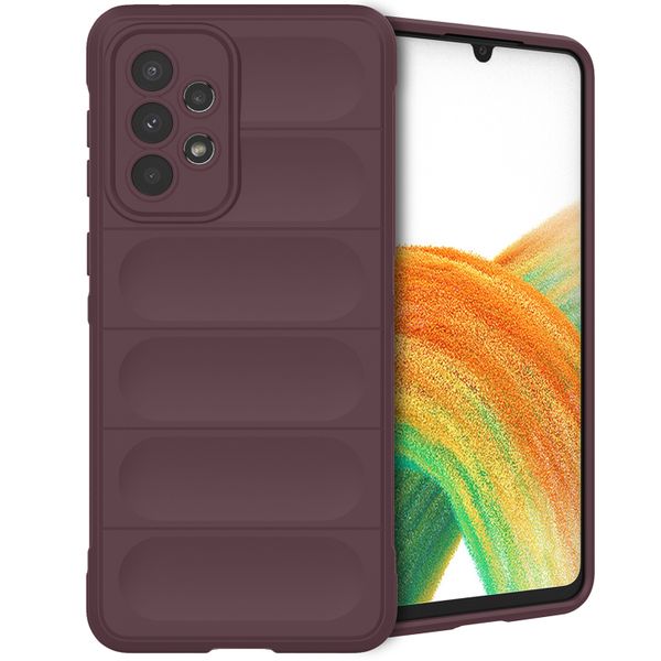 imoshion EasyGrip Backcover Samsung Galaxy A33 - Aubergine