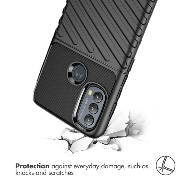 imoshion Thunder Backcover Motorola Moto E20 / E30 / E40 - Zwart