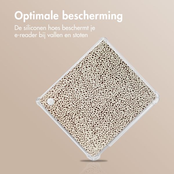 imoshion Design Clear Backcover Kobo Libra Colour - Desert Dots
