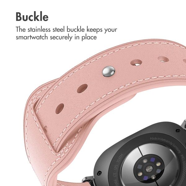 imoshion Leather strap Samsung Galaxy Watch Ultra 2 (2026) / Ultra (2024/2025) - Pink