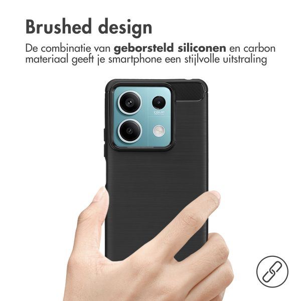 imoshion Brushed Backcover Xiaomi Redmi Note 13 (5G) - Zwart