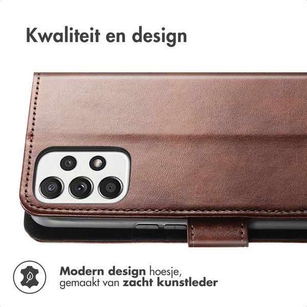 imoshion Luxe Bookcase Samsung Galaxy A32 (4G) - Donkerbruin