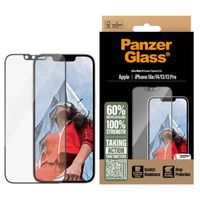 PanzerGlass Ultra-Wide Fit Anti-Bacterial Screenprotector incl. applicator iPhone 13 / 13 Pro / 14 / 16e