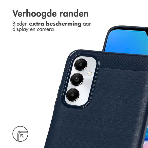 imoshion Brushed Backcover Samsung Galaxy A05s - Donkerblauw